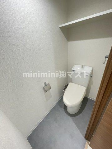 大阪市天王寺区国分町の賃貸マンションのトイレ|他号室参考写真です