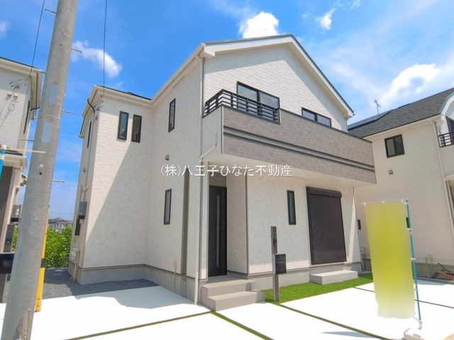 『八王子市新築戸建て』八王子市弐分方町724-5【仲介手数料無料】　１０期の外観|～仲介手数料無料☆八王子ひなた不動産～八王子市弐分方町　新築戸建て