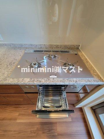 大阪市天王寺区筆ケ崎町の賃貸マンションのキッチン