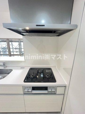 大阪市天王寺区東高津町の賃貸マンションのキッチン