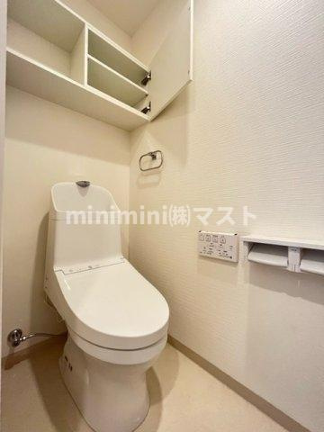 大阪市天王寺区東高津町の賃貸マンションのトイレ