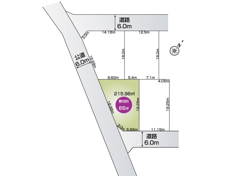 下妻市宗道（全4区画）4号棟