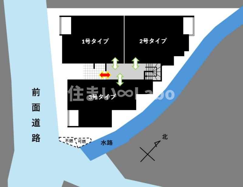 レガリスト大橋の区画図