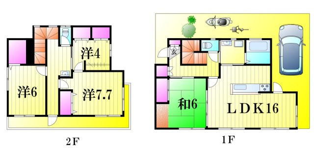 鵜木邸の間取り