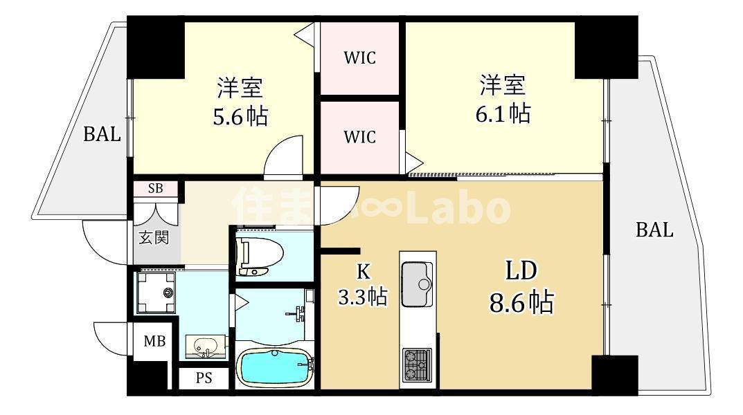 La・casa 白金の間取り