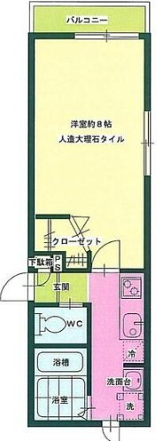 ＧＥＭ駒込　の間取り|間取りです。