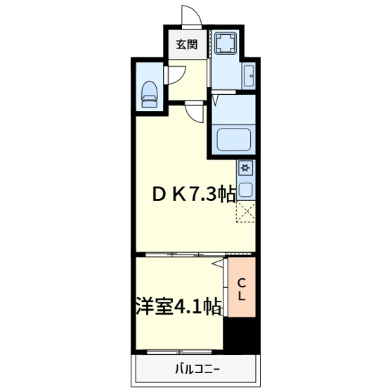 【間取り】 | プレステージⅢ城北