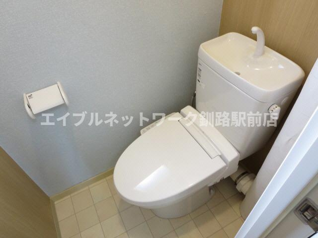 釧路市堀川町の賃貸マンションのトイレ