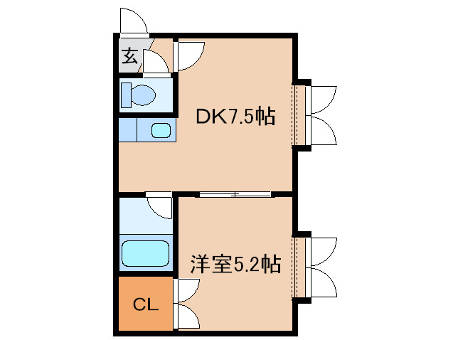 ノースキャピタルＢの間取り