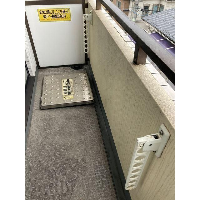 セントラル大森のバルコニー