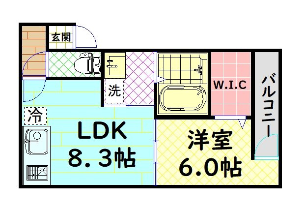 【間取り】 | フジパレス北野田Ⅵ番館