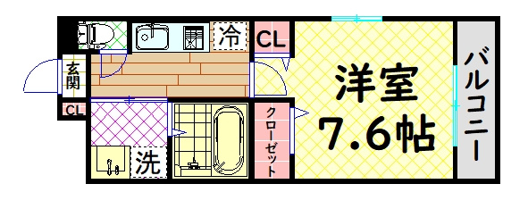 【間取り】 | ヒカルサ堺市文珠橋通Ⅰ