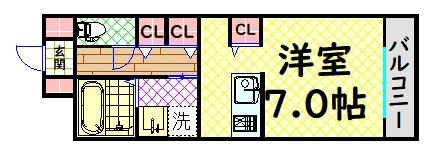 【間取り】 | サニーキャンプ・東雲1