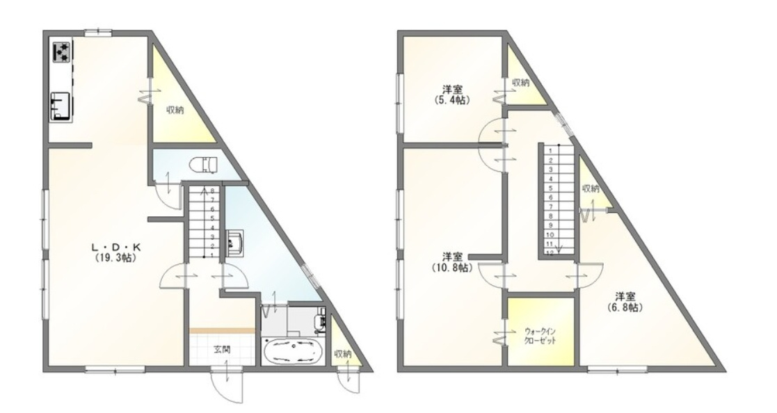 ｉｋｋａ西町 1の間取り