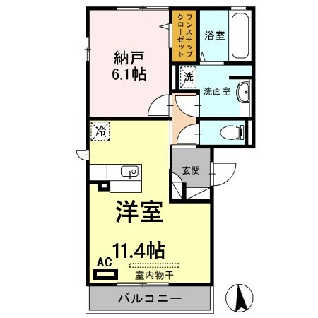 フルリールの間取り