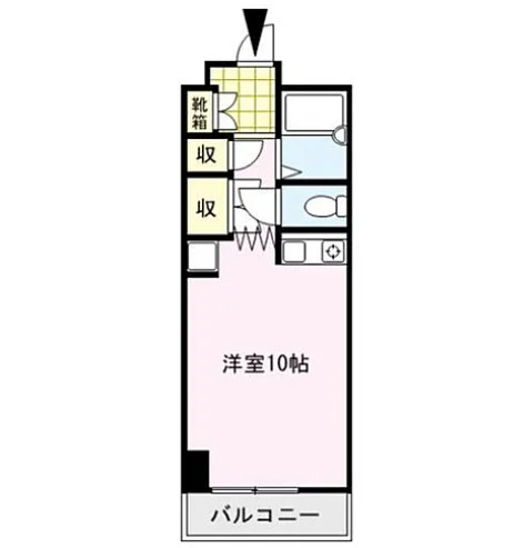 コーポラスF1の間取り
