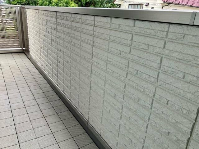 白山戸建のバルコニー