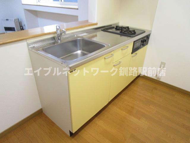 ハスコート大町のキッチン