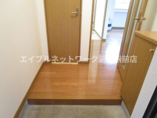 ハスコート大町の玄関