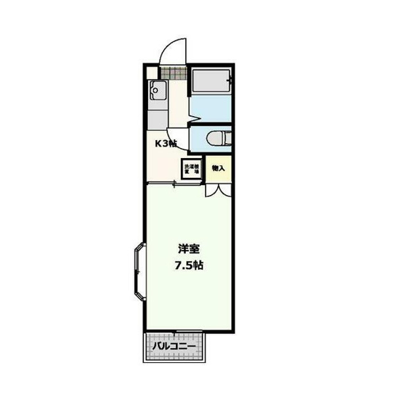 【間取り】 | ファミーユ東和泉