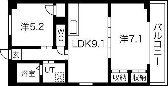 【間取り】 | 第二グリンハイツ