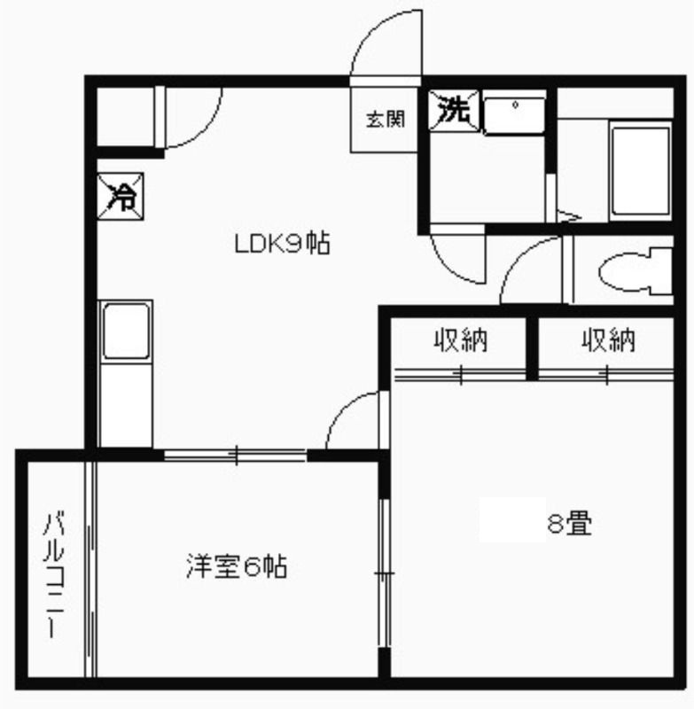 仲六マンションの間取り|間取りです。