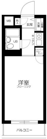 ミリオンコート駒込の間取り|間取りです。