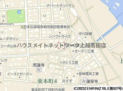ハイツひばりの地図|位置図