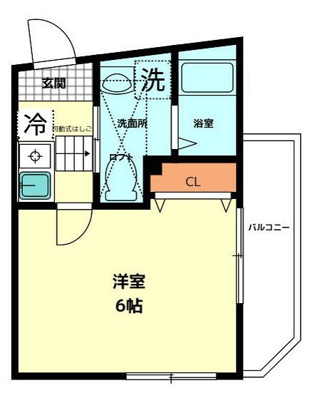 コーポランセ中野の間取り|間取りです。