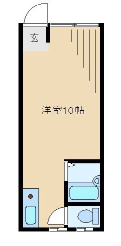 コーポサウスヒルの間取り|間取りです。