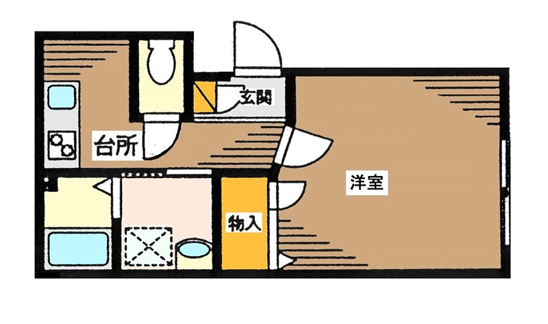 アクティ池上 の間取り|間取りです。