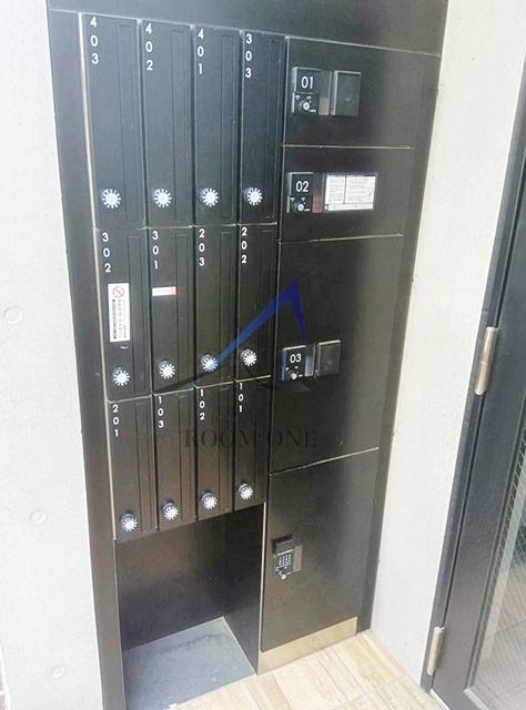 SOU高円寺Ⅱのその他共用部分|集合ポストと宅配ボックスです。