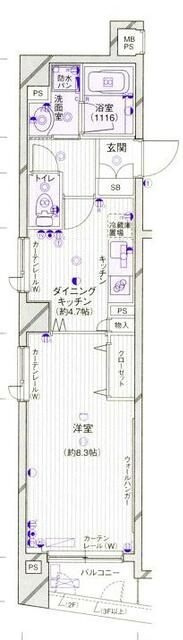 パークウェル方南町の間取り|間取りです。