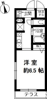 西宮市平松町のアパートの間取り