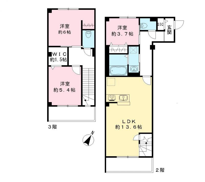ピノシークルの間取り
