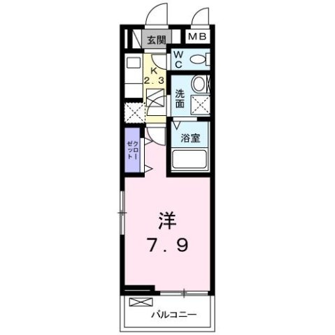 ラ　ラ　トマート　Ａの間取り