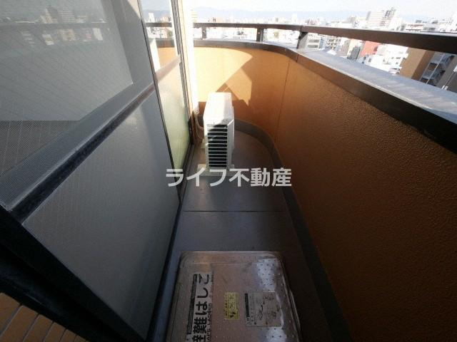 インターナショナル玉造のバルコニー|開放的で明るい空間を演出してくれるバルコニーです