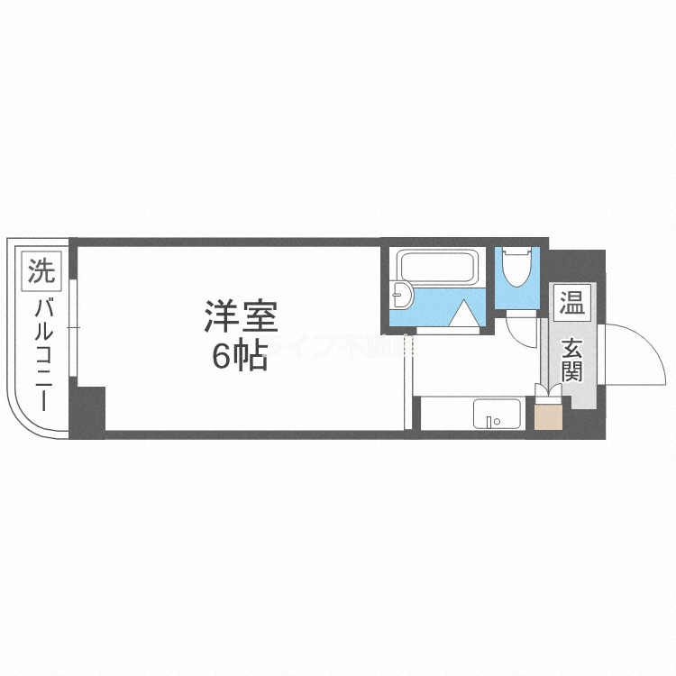 インターナショナル玉造の間取り