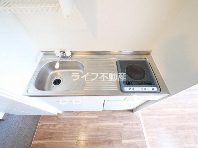 インターナショナル玉造のキッチン|きれいなキッチンです