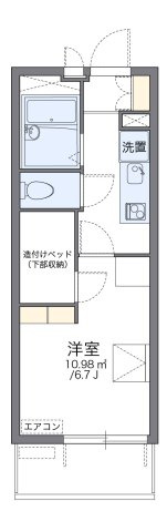 レオパレスＨＩＲＯの間取り