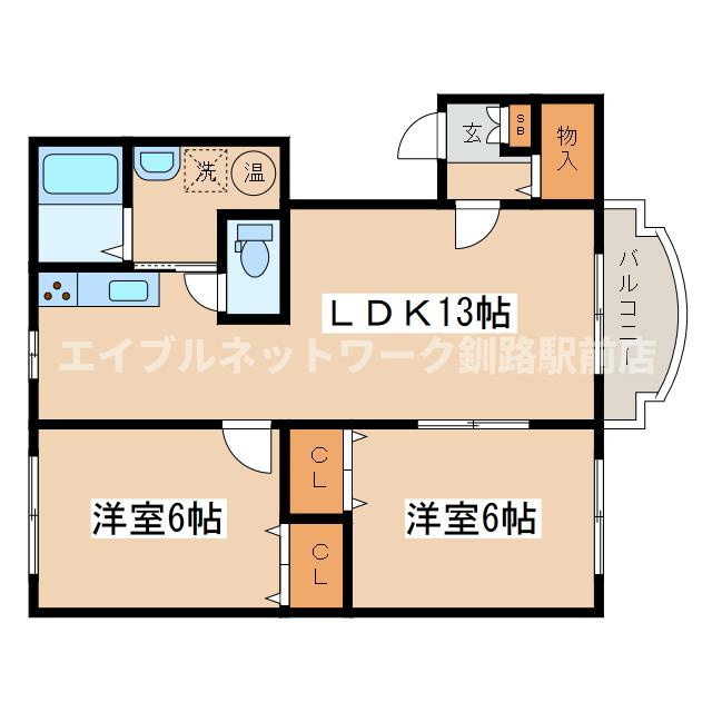 グリーンヒルズ（住吉）の間取り