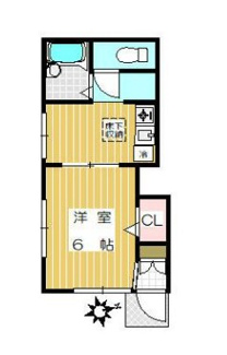 【間取り】 | ハピネス蒲田