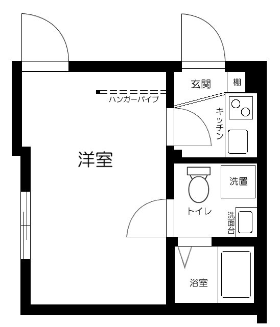 レジデンス梅島の間取り