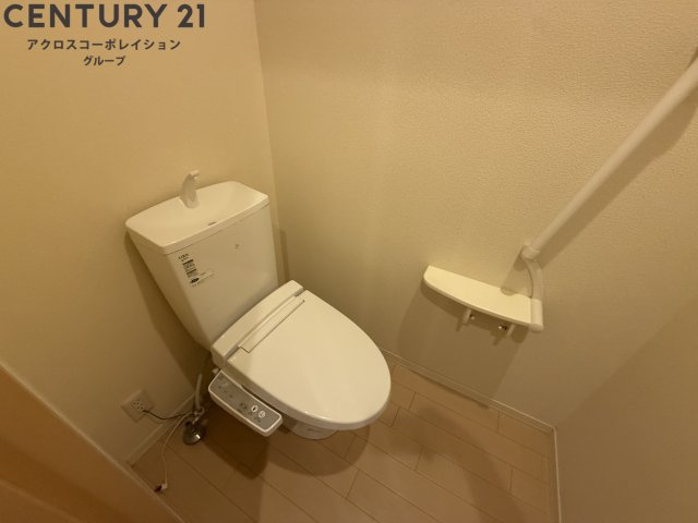 温水洗浄便座機能付き♪