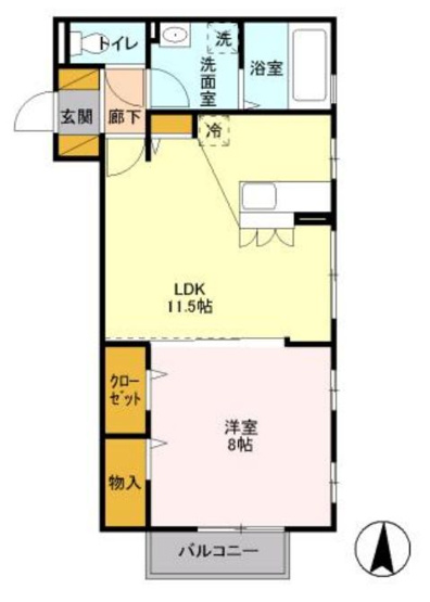 【間取り】 | フラッツ中野
