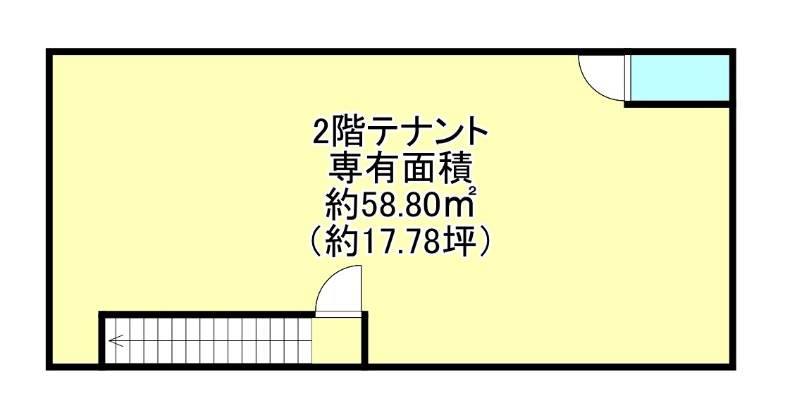 湖南市水戸町の事務所の間取り