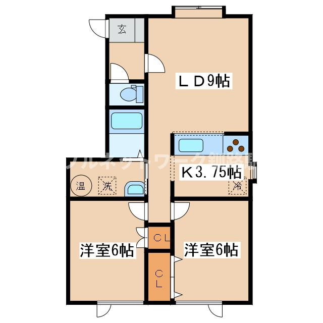 ハイツすいえんくん１号館の間取り