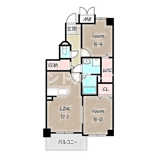 コムフォートワンの間取り|高崎、前橋のお部屋探しはエンドスケープまで！お客様の理想お聞かせ下さい♪