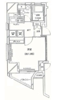 【間取り】 | ラステュディオ押上 | 間取りです。