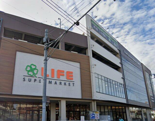ライフ溝口店まで358m